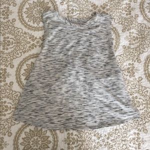 Lululemon grey tank top with crisscross open back